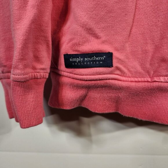 Simply Southern Long Sleeve 1/2 Zip Pullover Size Small - Picture 6 of 11